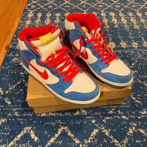 Nike SB dunk high Doraemon